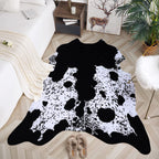 Cow Print Area Rug - Luxe Premium Soft Carpet for Living Room & Bedroom Décor
