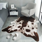 Cow Print Area Rug - Luxe Premium Soft Carpet for Living Room & Bedroom Décor
