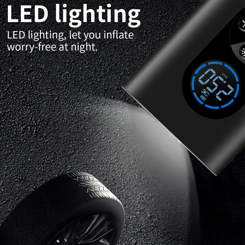 Portable Electric Tyre Inflator | Compact, USB Rechargeable & Ideal for Cars, Bikes, and Sports Balls