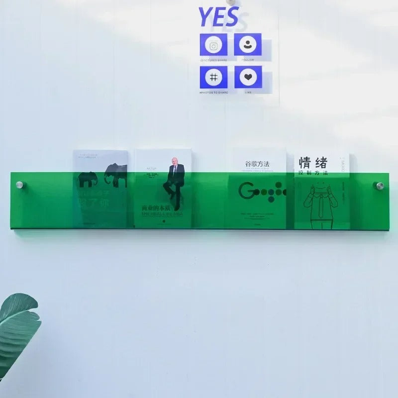 Wall-Mounted Floating Shelves for Home Storage & Display - Modern Wood Design for Living Room & Bedroom