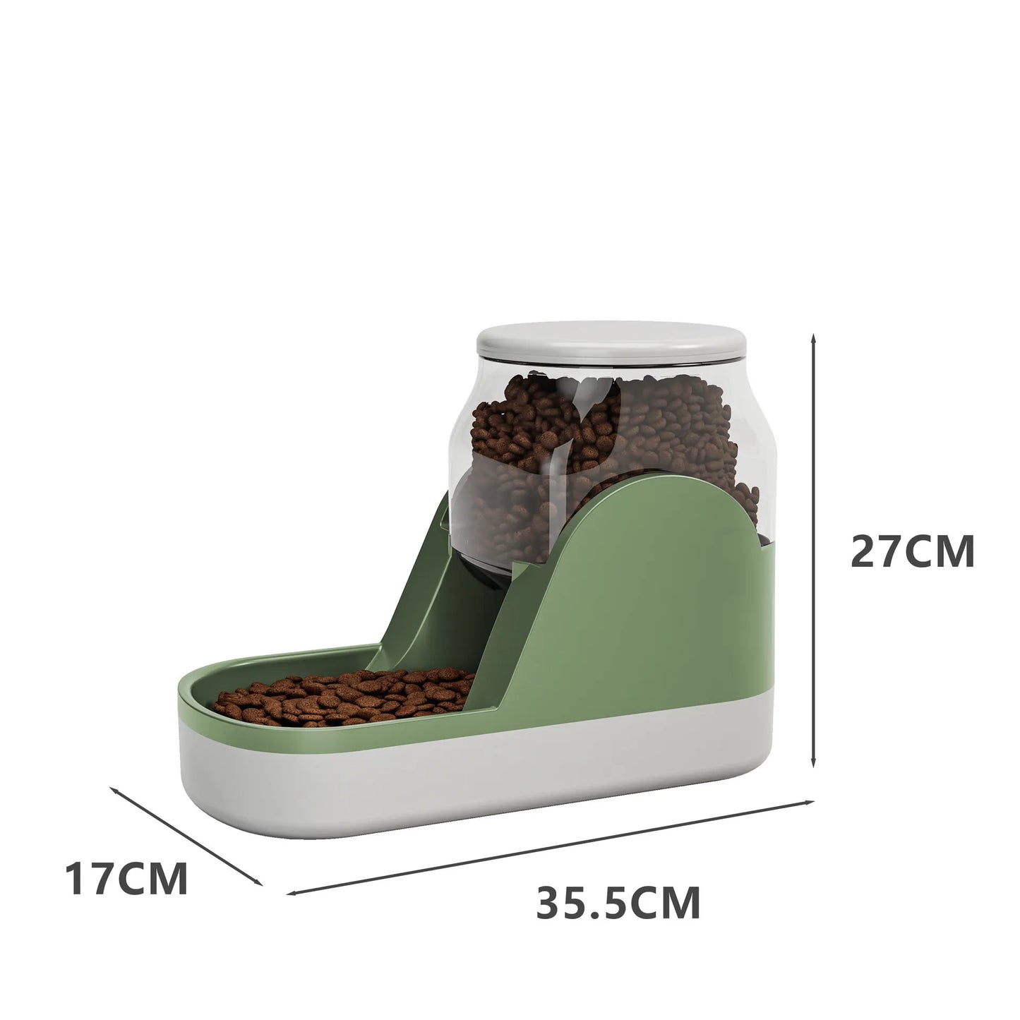 Automatic Pet Food and Water Dispenser | 3.8L Capacity for Dogs and Cats, Easy to Clean & Ideal for Busy Pet Owners