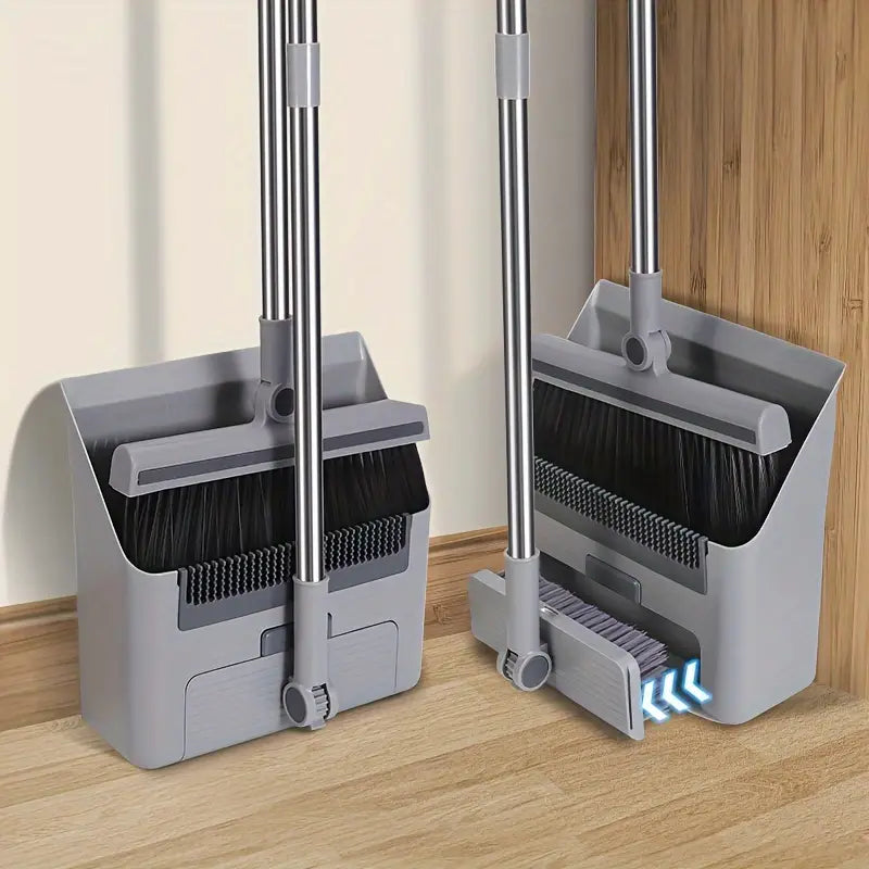 Multifunctional Broom and Dustpan Set | 3-in-1 Design with Ergonomic Handle for Efficient Home Cleaning