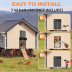 Automatic Chicken Coop Door | Weatherproof, Timer & Manual Control for Safe Flock Management
