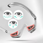 Red Light EMS Under Eye Massager | Anti-Aging, Collagen Boosting & Ideal for Skin Rejuvenation and Stress Relief