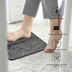 EMS Foot Massager Pad | Deep Tissue Relaxation, 6 Modes & 9 Intensities for Stress Relief and Improved Sleep