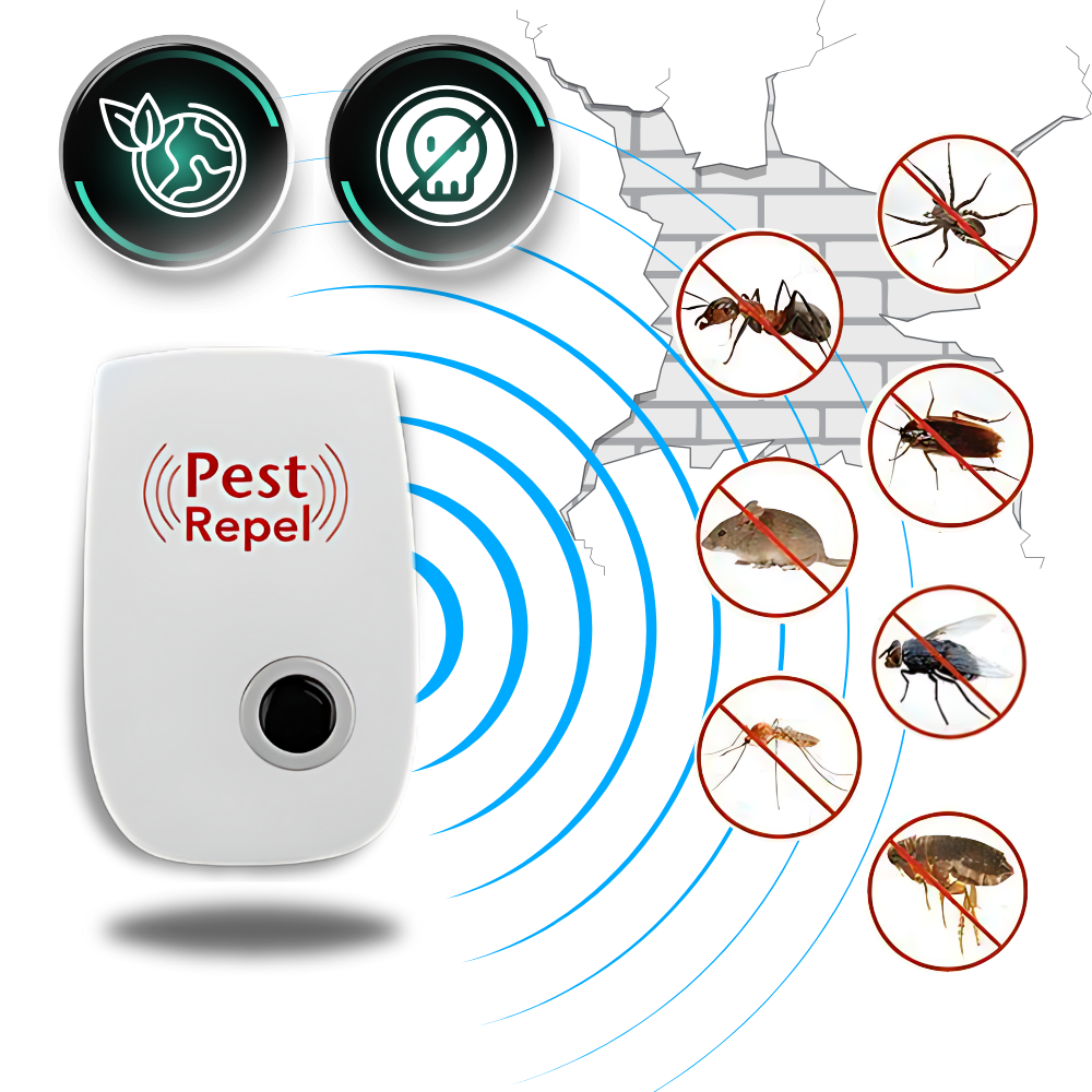 Energy Efficient Ultrasonic Pest Repeller | Humane, Pet-Safe & Effective for Homes up to 1600 sq ft