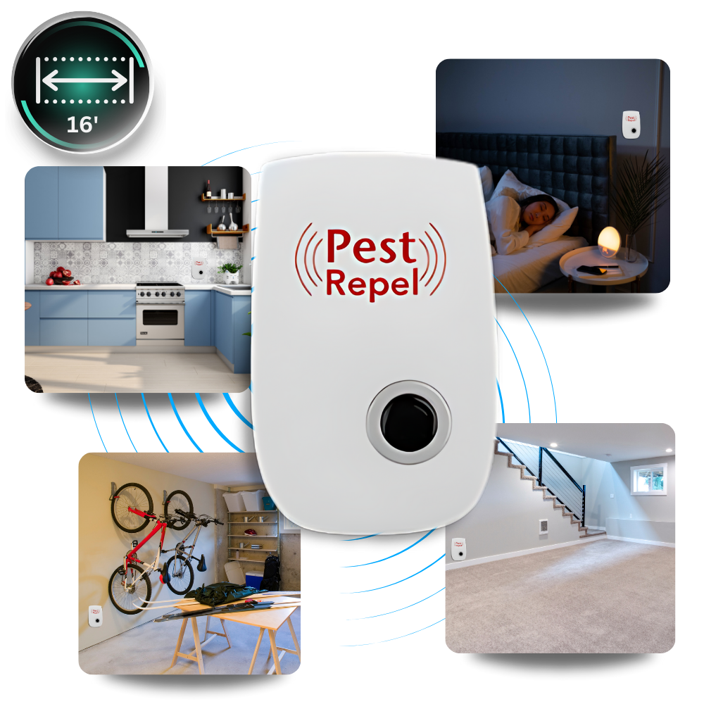 Energy Efficient Ultrasonic Pest Repeller | Humane, Pet-Safe & Effective for Homes up to 1600 sq ft