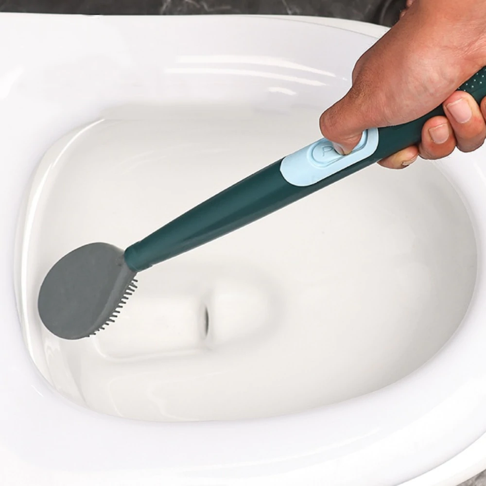 Toilet Brush with Flexible Head | Convenient Cleaning Dispenser & Smart Drainage System for Effortless Bathroom Cleaning
