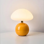 LED Mushroom Table Lamp in French Cream Finish - Modern Lighting for Living Room, Bedroom & Home Decor