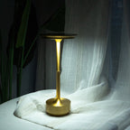 Mini Lamp LED: Cordless USB Table Lamp for Lounge & Restaurants - Sleek Ambient Design