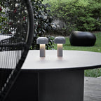 LED Mushroom Rechargeable Table Lamp - Portable Night Light with Adjustable Brightness for Home, Office, and Outdoor Use