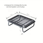 Collapsible Dog Bed | Breathable, Water-Repellent & Ideal for Indoor and Outdoor Use