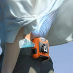 Heavy-Duty 3-in-1 Waist Fan | 10000mAh Power Bank, Turbo Airflow & Impact-Resistant Personal Cooler for Outdoor Work