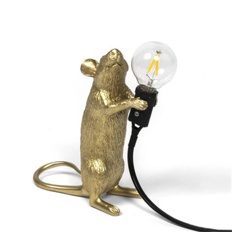 LED Mouse Night Table Lamp - Cute Animal Design for Kids' Bedroom & Nursery Lighting