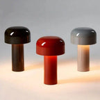 LED Mushroom Rechargeable Table Lamp - Portable Night Light with Adjustable Brightness for Home, Office, and Outdoor Use