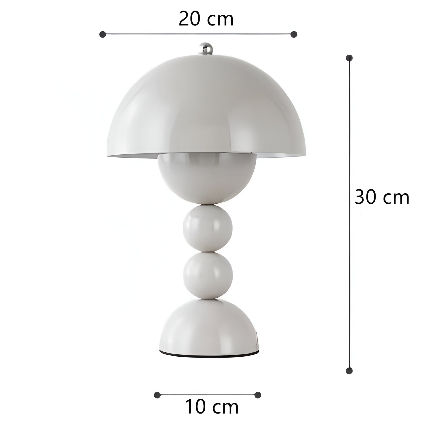 LED Wireless Table Lamp - Nordic Design, Rechargeable, Touch Control - Ideal for Bedroom, Living Room & Home Office