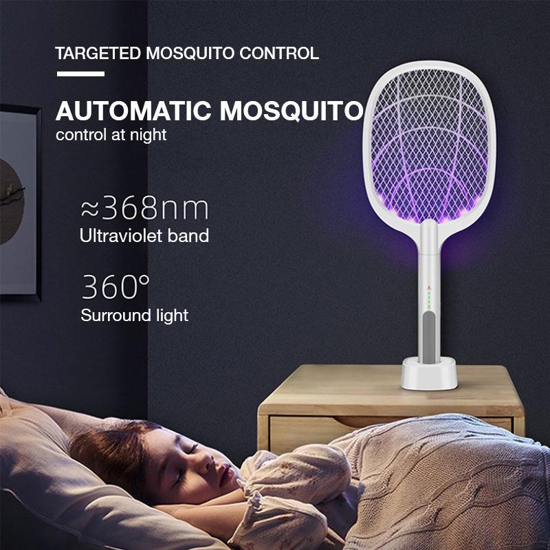 Insect Killer Tennis Racket – Portable Electric Mosquito Swatter, Night Mosquito Killing Lamp