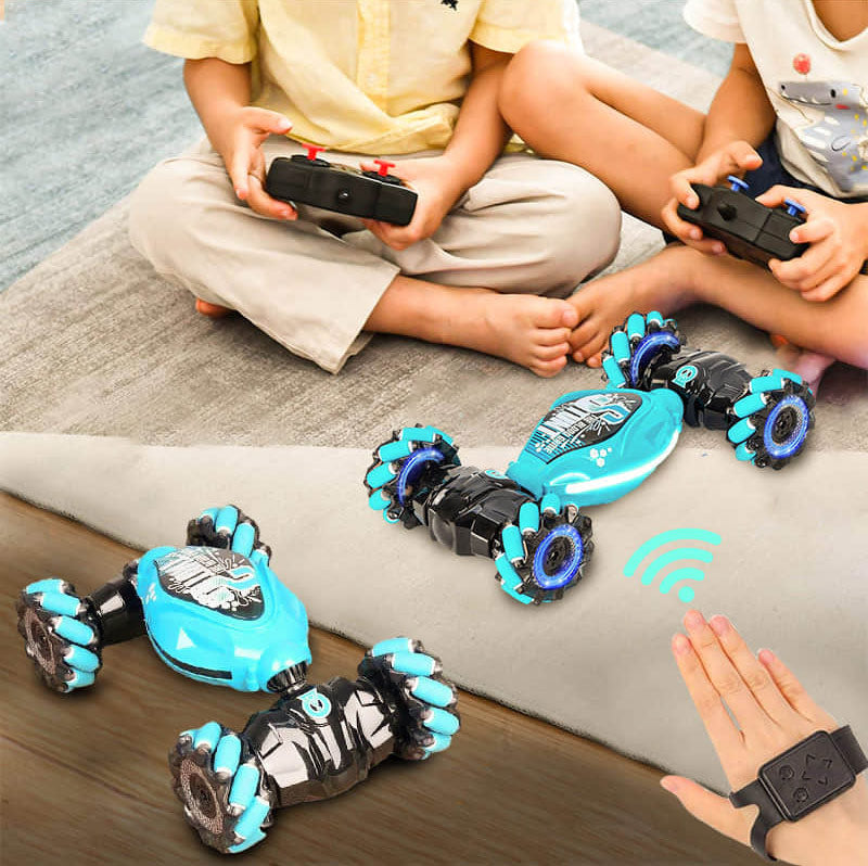 Gesture Control Stunt Car | 360° Spins, Double-Sided Design & RGB Lights for Indoor and Outdoor Fun