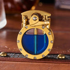 Vintage Steampunk Kerosene Lighter | Transparent Design, Windproof & Ideal for Collectors and Smoking Enthusiasts