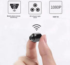 Small WiFi Security Camera | 1080P HD Night Vision, Motion Detection & Portable for Home Monitoring