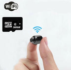 Small WiFi Security Camera | 1080P HD Night Vision, Motion Detection & Portable for Home Monitoring