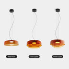 Nordic Glass Pendant Light Fixture - Modern Hanging Lamp for Kitchen Island & Dining Room