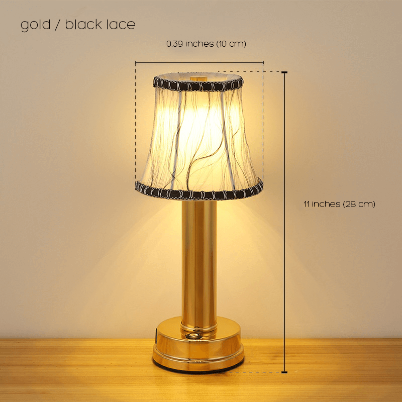 LED Fabric Table Lamp - Modern Design with Adjustable Brightness for Living Room & Bedroom Lighting