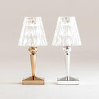 LED Crystal Table Lamp - Modern Decorative Lighting for Living Room, Bedroom & Office Use