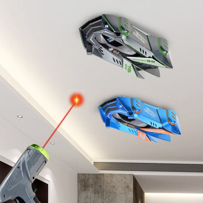 Laser-Controlled Wall Climbing RC Car | Gravity-Defying, LED Lights & Stunt Ready for Indoor Racing Fun