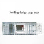 Humane Live Animal Trap | Durable, Collapsible Design for Safe Capture of Stray Cats, Rabbits & Raccoons