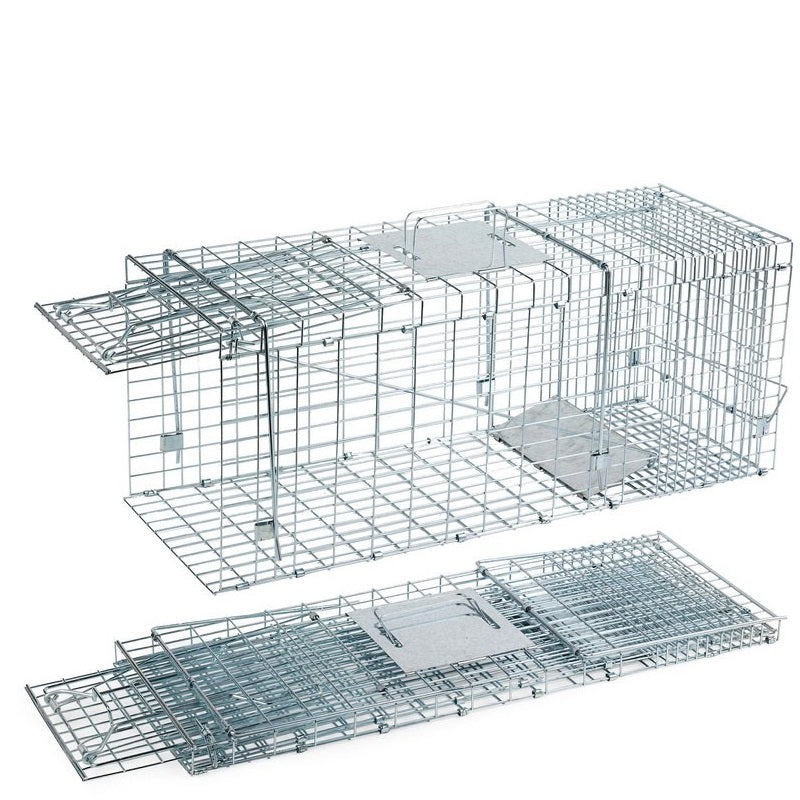 Humane Live Animal Trap | Durable, Collapsible Design for Safe Capture of Stray Cats, Rabbits & Raccoons