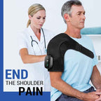 Heating Shoulder Brace with Compression & Vibration | Adjustable, USB Rechargeable & Ideal for Pain Relief and Muscle Recovery
