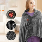 Portable Heated Shawl | Rechargeable, Waterproof & Versatile for Home, Office, or Outdoor Use