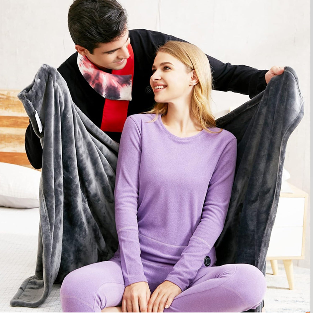 Portable Heated Shawl | Rechargeable, Waterproof & Versatile for Home, Office, or Outdoor Use