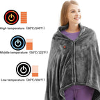 Portable Heated Shawl | Rechargeable, Waterproof & Versatile for Home, Office, or Outdoor Use