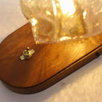 Ice Glass Cube Wall Lamp - Nordic Style Fixture for Modern Home Decor & Ambient Lighting