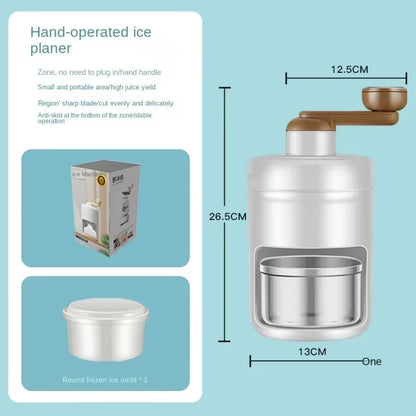 Home Ice Crusher – Shaved Ice Machine for Smoothies, Cocktails, and Desserts