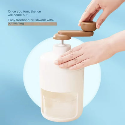 Home Ice Crusher – Shaved Ice Machine for Smoothies, Cocktails, and Desserts