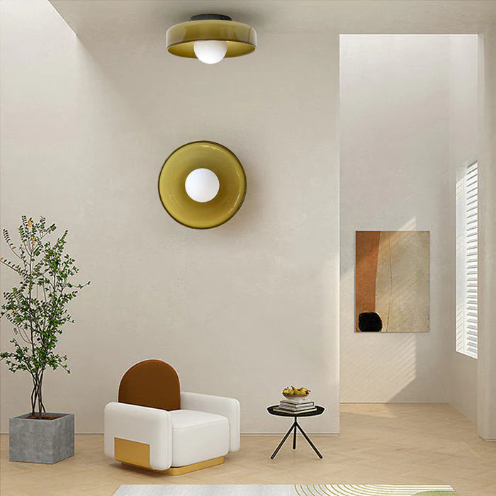 LED Round Ceiling Light Fixture - Modern Design for Living Room, Kitchen & Hallway Lighting