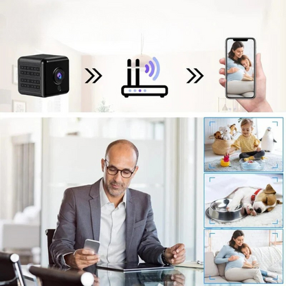 Mini Wireless Hidden Camera | 1080P HD, Compact Design & Ideal for Indoor/Outdoor Surveillance