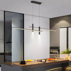 LED Pendant Light Fixture - Modern Adjustable Hanging Lamp for Kitchen Island & Dining Room