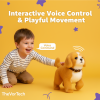 Interactive Plush Robot Dog | Voice-Controlled, Walking & Singing Toy for Kids Aged 3-12