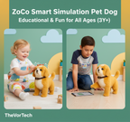 Interactive Plush Robot Dog | Voice-Controlled, Walking & Singing Toy for Kids Aged 3-12