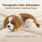 Realistic Breathing Puppy | Therapeutic Plush Companion for Anxiety Relief & Emotional Support for Adults and Seniors