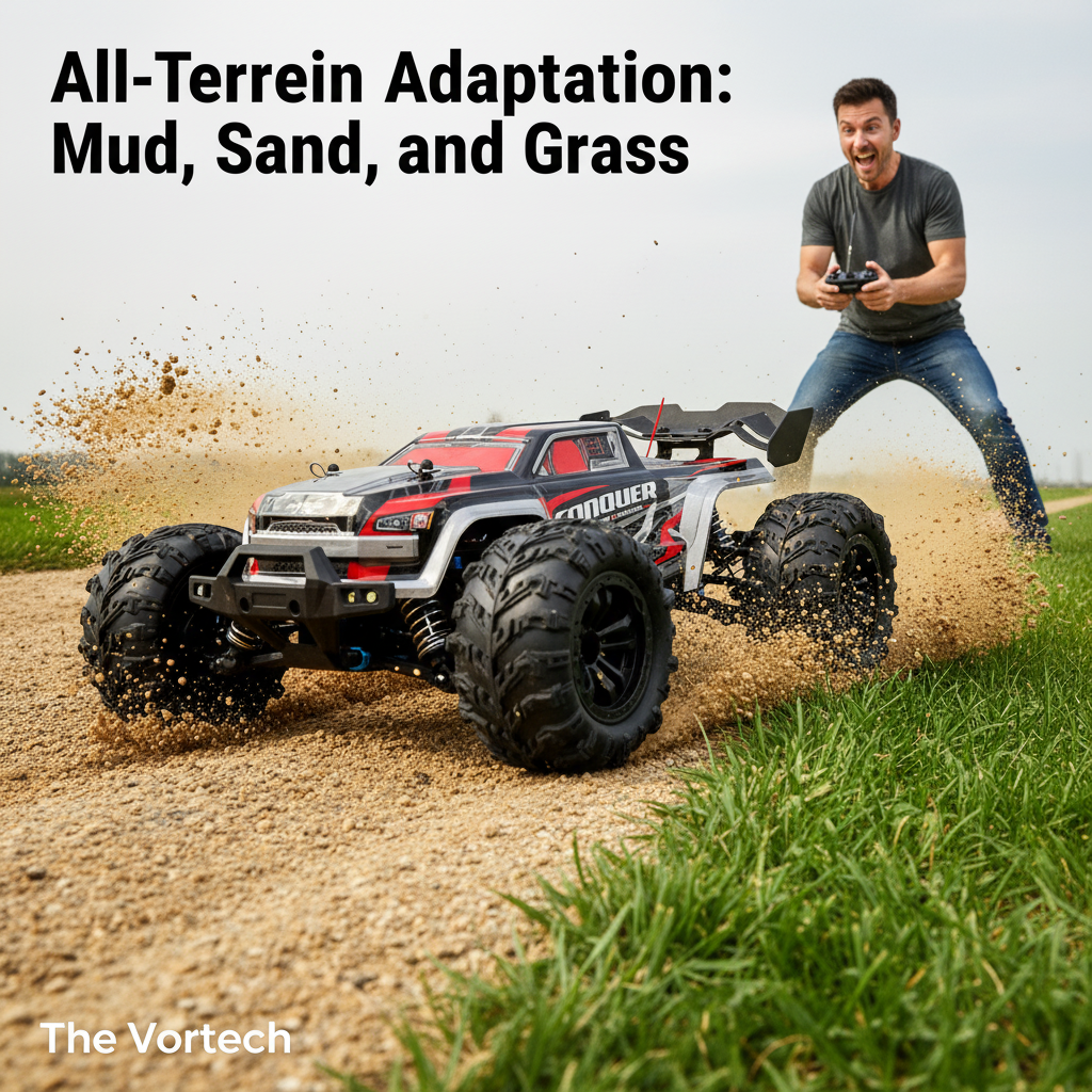 High-Speed 4x4 Off-Road Remote Control Car | 43 MPH, Metal Components & All-Terrain Performance for Adults