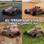High-Speed 4x4 Off-Road Remote Control Car | 43 MPH, Metal Components & All-Terrain Performance for Adults