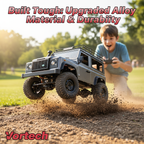 4WD RC Off-Road Truck | 1:12 Scale, Anti-Slip Tires & Proportional Control for All Terrain Adventures
