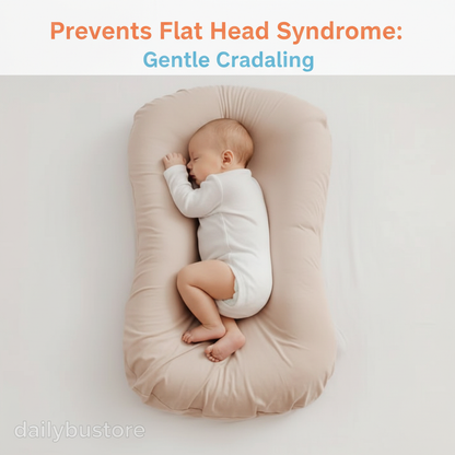 Orthopaedic Baby Pillow | Hypoallergenic, Breathable & Supports Healthy Head Shape for Newborns and Infants