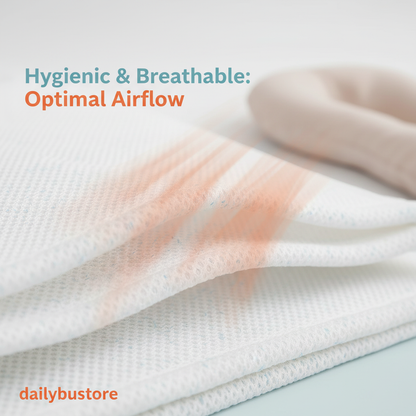 Orthopaedic Baby Pillow | Hypoallergenic, Breathable & Supports Healthy Head Shape for Newborns and Infants