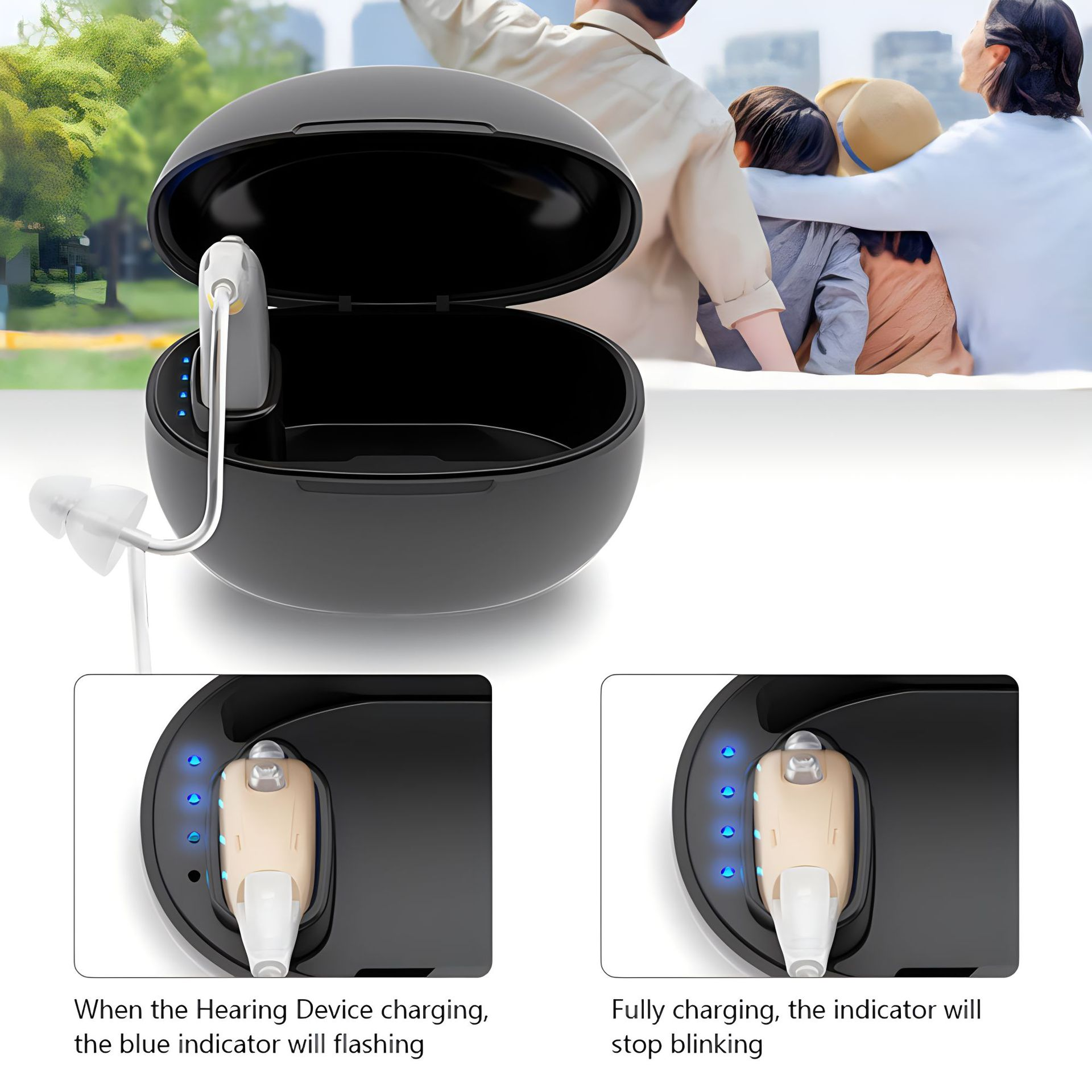 Bluetooth Hearing Aids | Rechargeable, Noise Reducing & Comfortable for Clear Hearing Anywhere